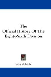 Tapa de The Official History Of The Eighty-Sixth Division