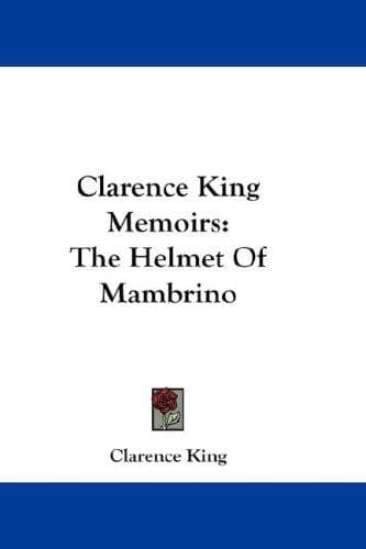 Tapa de Clarence King Memoirs