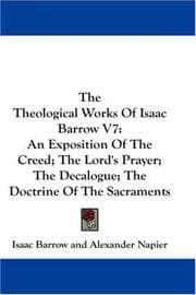 Tapa de The Theological Works Of Isaac Barrow V7