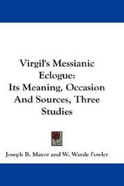 Tapa de Virgil's Messianic Eclogue