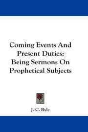 Tapa de Coming Events And Present Duties