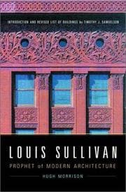 Tapa de Louis Sullivan