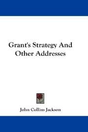Tapa de Grant's Strategy And Other Addresses