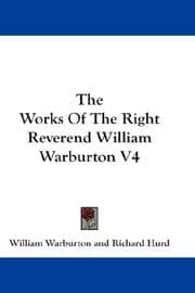 Tapa de The Works Of The Right Reverend William Warburton V4