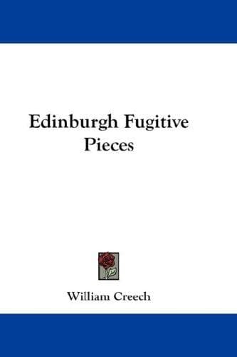 Tapa de Edinburgh Fugitive Pieces