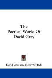 Tapa de The Poetical Works Of David Gray