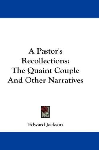 Tapa de A Pastor's Recollections
