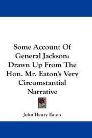 Tapa de Some Account Of General Jackson