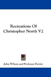 Tapa de Recreations Of Christopher North V2
