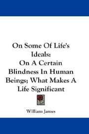 Tapa de On Some Of Life's Ideals