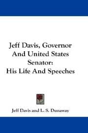 Tapa de Jeff Davis, Governor And United States Senator