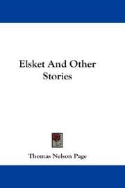 Tapa de Elsket And Other Stories