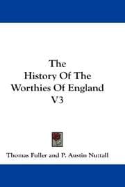 Tapa de The History Of The Worthies Of England V3