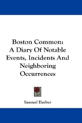 Tapa de Boston Common