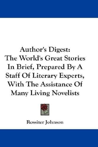 Tapa de Authors digest