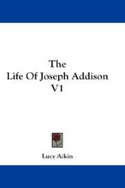 Tapa de The Life Of Joseph Addison V1