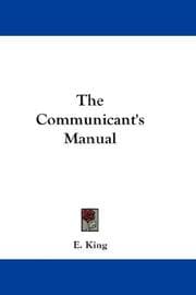 Tapa de The Communicant's Manual
