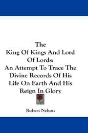 Tapa de The King Of Kings And Lord Of Lords