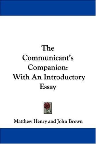 Tapa de The Communicant's Companion