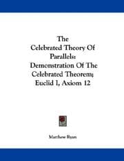 Tapa de The celebrated theory of parallels