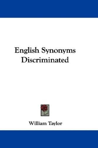Tapa de English Synonyms Discriminated
