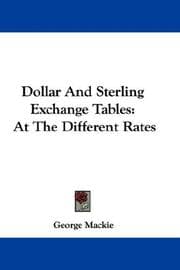Tapa de Dollar And Sterling Exchange Tables