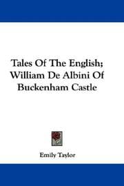 Tapa de Tales Of The English; William De Albini Of Buckenham Castle