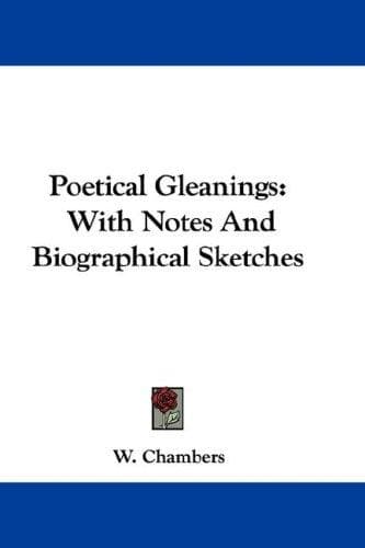 Tapa de Poetical Gleanings