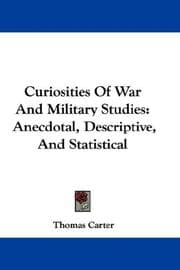 Tapa de Curiosities Of War And Military Studies
