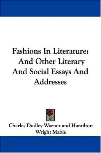 Tapa de Fashions In Literature
