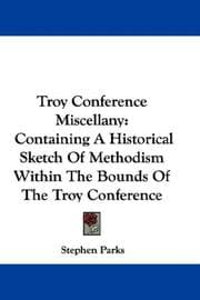 Tapa de Troy Conference Miscellany