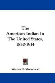 Tapa de The American Indian In The United States, 1850-1914