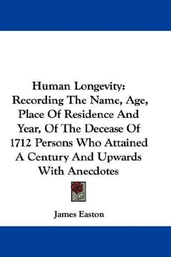 Tapa de Human longevity