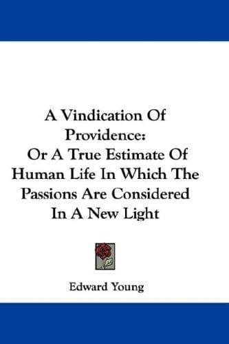 Tapa de A Vindication Of Providence
