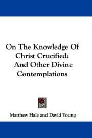 Tapa de On The Knowledge Of Christ Crucified