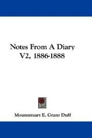 Tapa de Notes From A Diary V2, 1886-1888