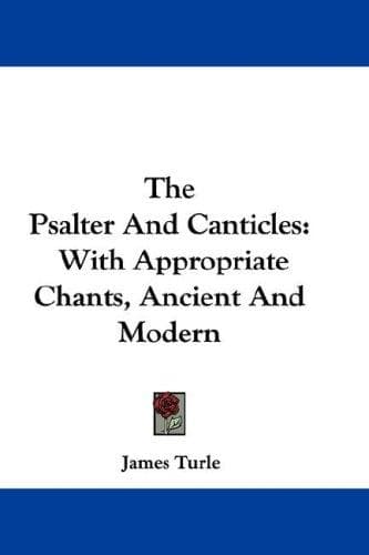 Tapa de The Psalter And Canticles