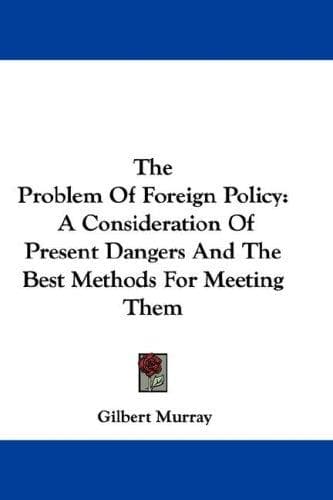 Tapa de The problem of foreign policy