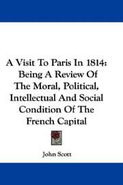 Tapa de A Visit To Paris In 1814