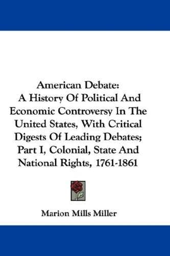 Tapa de American Debate