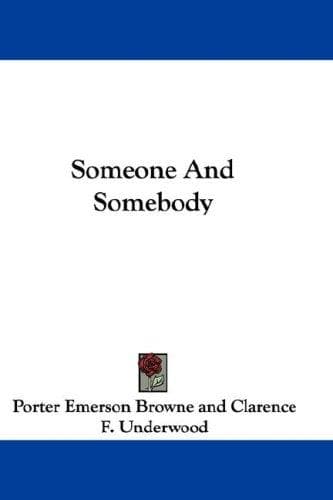 Tapa de Someone And Somebody