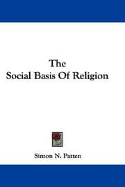 Tapa de The Social Basis Of Religion