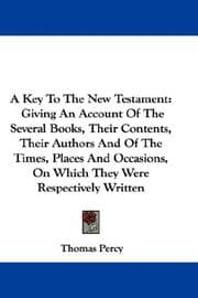 Tapa de A key to the New Testament