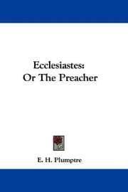 Tapa de Ecclesiastes