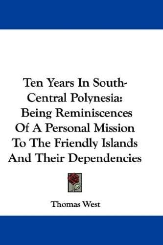 Tapa de Ten Years In South-Central Polynesia