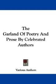 Tapa de The Garland Of Poetry And Prose By Celebrated Authors