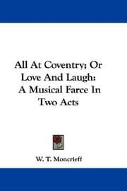 Tapa de All At Coventry; Or Love And Laugh