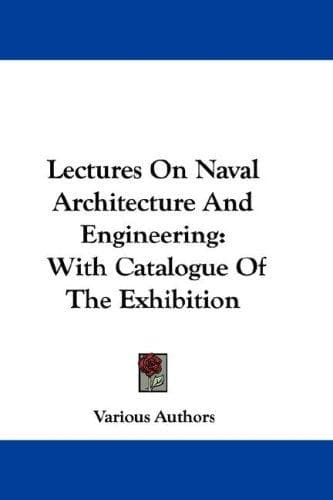 Tapa de Lectures On Naval Architecture And Engineering