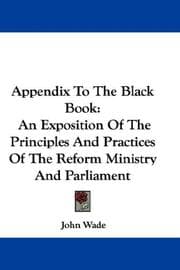 Tapa de Appendix To The Black Book