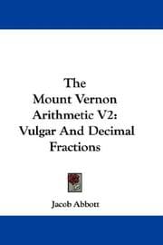 Tapa de The Mount Vernon Arithmetic V2